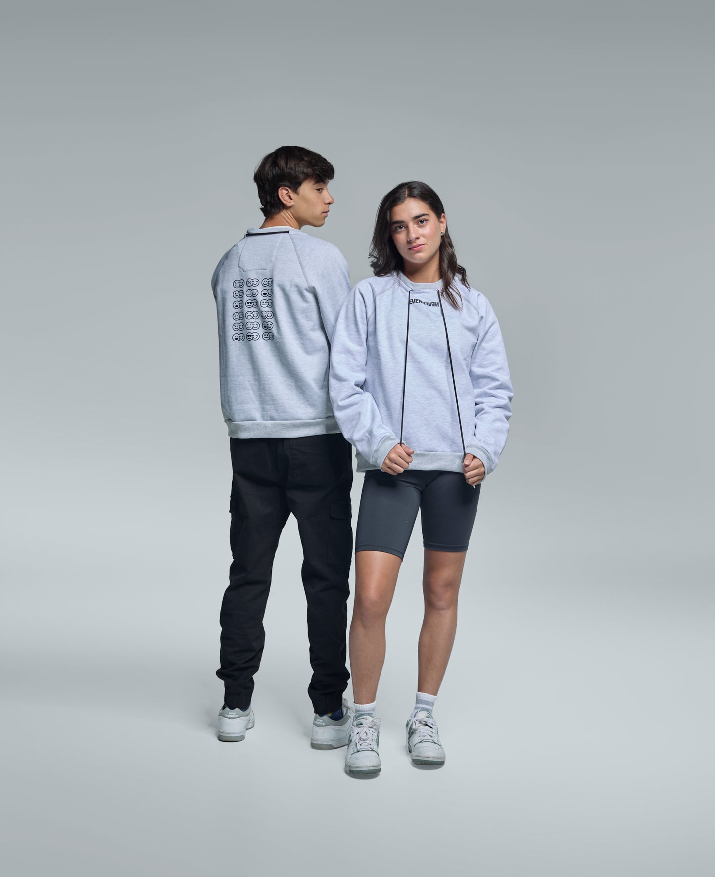 Buzo unisex crewneck gris Evernever